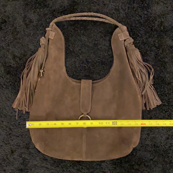 Boho 100% leather (suede) handbag - Picture 8 of 8
